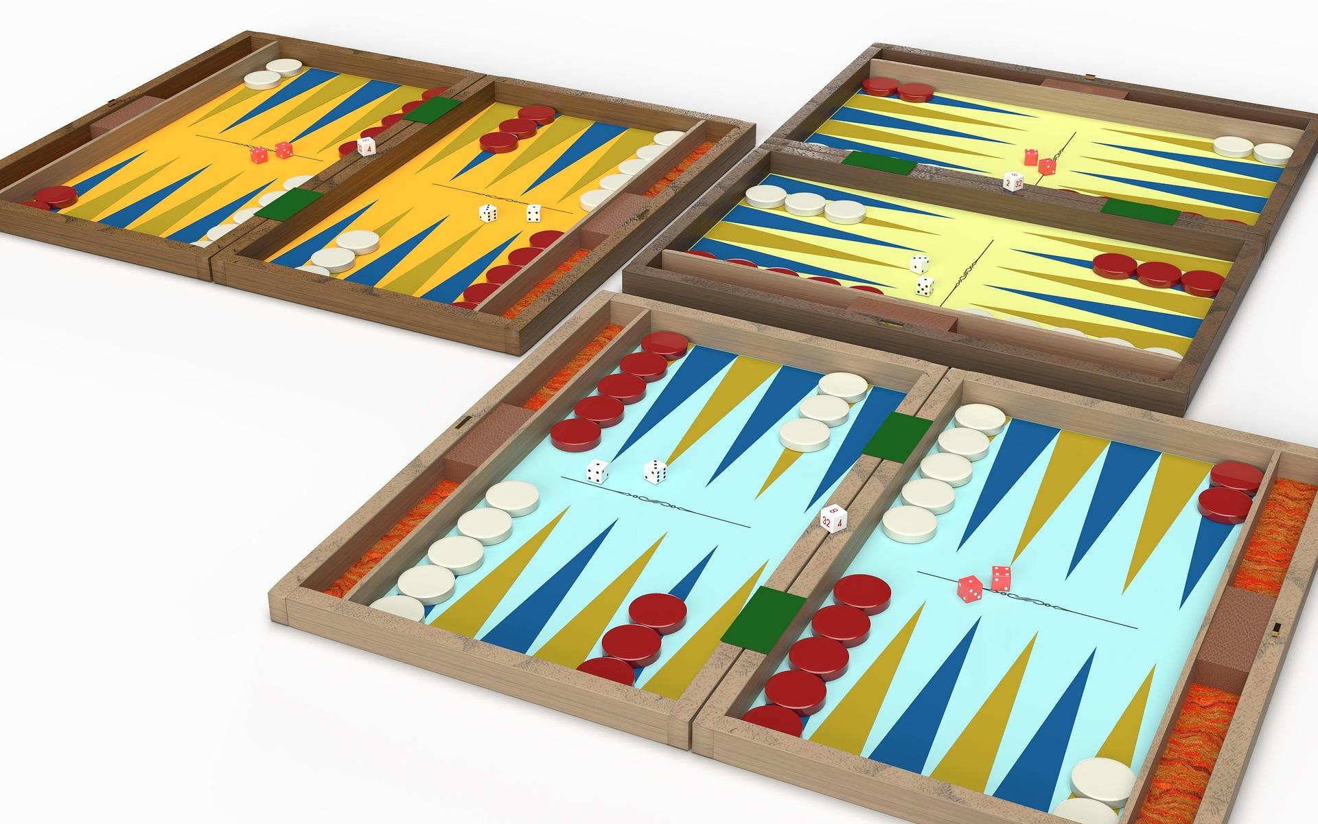 3 Backgammon Spielbretter