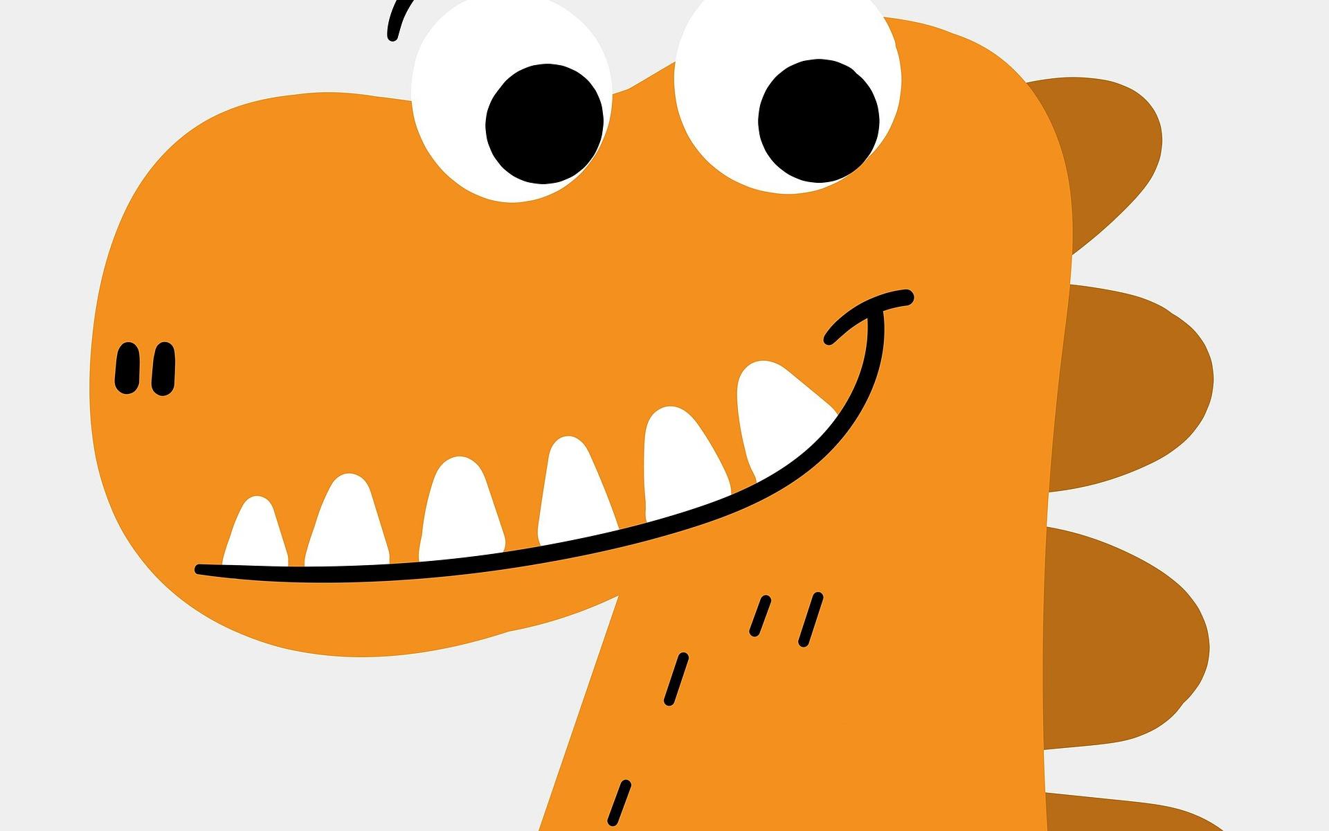 freundlicher Dinosaurier